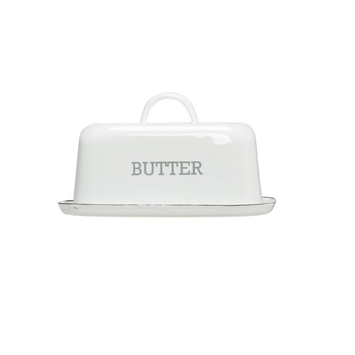 Birch Lane Opaline Stainless Steel Butter Dish Reviews Wayfair